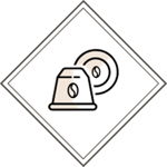 cafe en capsule dosettes icon