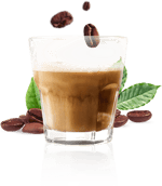 maison du cafe preparation cafe au lait noisette image