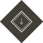 arrow white brown background