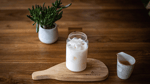 maison du cafe article lait vegetal main