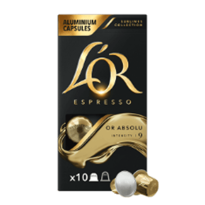 les espressos gourmets or absolu